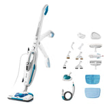 1 x RAW Customer Returns Stemoo 331641 Steam Cleaner, Vertical and Portable, Double Water Tank, Steam Mop Floor Cleaner Steam Mop 19in1 - RRP €118.99