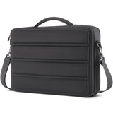 1 x RAW Customer Returns DOMISO Laptop Bag Premium Computer Briefcase Fits Ipad Notebooks up to 17.3 Inch Water Resistant Stylish Shoulder Bag for Lenovo HP Dell Asus Notebooks,Black - RRP €24.58