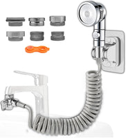 1 x RAW Customer Returns Sink shower with 4M extendable hose - Complete sink shower for shower and bidet - INEEDIT - RRP €26.54