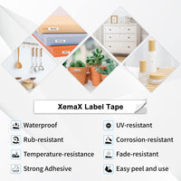 1 x RAW Customer Returns 6x XemaX Compatible Label Ribbon Replacement for Brother P-touch Ribbons TZe-231 TZe 12mm 0.47 Label Tape for Brother Label Maker PT-H105 1010 H100R H110 H101C H100LB H200 D400, Black on White - RRP €19.99