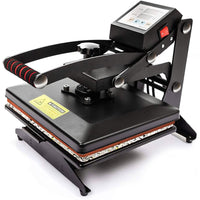 1 x RAW Customer Returns Display4top Heat Press Heat Press Machine T-Shirt Heat Press Transfer Sublimation Machine, Use for Industrial, Professional and Home 25cm x 30cm  - RRP €200.66