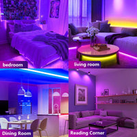 2 x RAW Customer Returns PSTAR LED Strip 40M, Bluetooth Music Sync, with App Control and Remote Control, 16 Million Colors Music Mode Timer Setting, Self-Adhesive LED Light Strip, for Closet Decoration, Kitchen, Party, Home - RRP €49.12