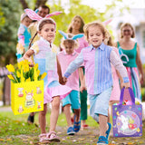 1 x Brand New Pack of 12 Easter egg hunt bags with handles, Easter bags for filling, reusable Easter gift bags, Easter bags, multifunctional Easter bags, gift bags, presents, party accessories - RRP €16.85