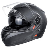 1 x RAW Customer Returns NENKI motorcycle helmet, motorcycle helmet certified according to ECE 22.06, flip-up motorcycle helmet for men, gray helmet, M 57-58 cm  - RRP €110.92