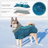 1 x RAW Customer Returns Katzinst Dog Winter Coat, Waterproof Dog Coat with Legs, Reflective Dog Jacket with Belly Protection, Dog Clothing Outfit, Dog Coat for Medium Dogs, French Bulldog, L - RRP €35.05