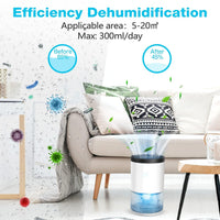 1 x RAW Customer Returns Teliser Electric Dehumidifier, Automatic Dehumidifier 1000ML for Home, Room Dehumidifier Energy Saving, Quiet Dehumidifier, Mini Dehumidifier for Bathroom, Apartment, Bedroom - RRP €48.19