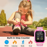 1 x RAW Customer Returns ELEJAFE Smartwatch Kids, Music Player, 24 Games, Pedometer, Girls Boys Smartwatch with 2 Cameras, Alarm Clock, Flashlights, Age 2-13 Child Festival Gift 1 GB Micro SD Included  - RRP €49.99