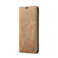 1 x Brand New JMstore Case Compatible with iPhone 14 Pro, Leather Case Book Cover Wallet Flip Case Leather Case with Magnetic Brown  - RRP €20.4