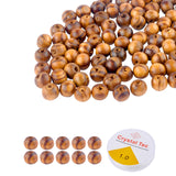 1 x Brand New HENGBIRD 100pcs 8mm Round Natural Wooden Beads with Face for Handmade Doll Head Crafts and Jewelry Making Hole 2.5mm 8mm  - RRP €16.8