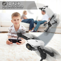 1 x RAW Customer Returns morlyrctooy Mini Drones with 2 Cameras 720P idea10 Drone for Kids Beginners RC Quadcopter with Optical Flow Positioning, Altitude Hold, 360 Flip, 2 Batteries - RRP €38.5