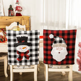 1 x Brand New Jodsen Christmas Chair Covers, 2 Pack Santa Claus Snowman Dining Chair Slipcovers Christmas Chair Protector Christmas Table Decoration for Dining Table for Kitchen, Dining Room, Banquet, Party - RRP €15.12