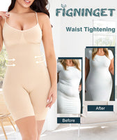 1 x RAW Customer Returns Figninget Women s Bodysuit Fajas Reductoras Y Moldeadora Slimming Bodysuit Woman Elegant Women s Body Fajas Colombianas Reductoras Y Moldeadora Beige S - RRP €24.0