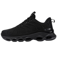 1 x RAW Customer Returns LARNMERN Safety Shoes Work Shoes Women Anti-Smashing Cushioning Fashion Steel Toe Work Sneakers Comfort Lightweight Deep Black, 42.5EU  - RRP €32.4