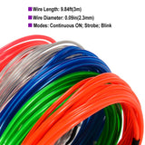 1 x RAW Customer Returns Litake EL Wire, 5x3m Neon Light Battery Operated Electroluminescence Wire Luminous Strobe Decorative Light for Xmas Party Pub - RRP €20.15