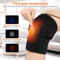 1 x RAW Customer Returns DOACT Heated Knee Brace, USB Warm Support Calf Leg Arm Knee Arthritis for Thermal Therapy Electric Wrapping to Relieve Joint Pain, Muscle Strains, Unisex - RRP €43.98