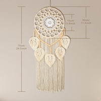 1 x RAW Customer Returns Nice Dream Macrame Dream Catcher Dreamcatcher Handmade, Woven Feather Large Wall Hanging Handmade Dream Catcher Boho Tassels Decoration Home Decor Ornament - RRP €20.99