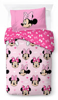 1 x RAW Customer Returns Jay Franco Disney Minnie Hearts Love 100 Cotton Children s Bedding Set 135x200 cm Single Bed Size - Duvet Cover Pillowcase 50x70 cm - RRP €49.21