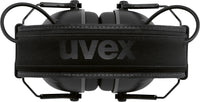 1 x RAW Customer Returns Uvex aXess one - active hearing protection - electronic earmuffs with Bluetooth 5.2 technology - RRP €124.99