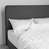 1 x RAW Customer Returns Down Step Down Pillow Platinum 50x80cm Back and side sleepers Made in Italy - RRP €149.0