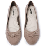 1 x RAW Customer Returns Ataiwee Women s Flats - Comfortable Classic Brown Ballerina Flats with Round Toe. 2011004, BL MF, 40.0  - RRP €29.23