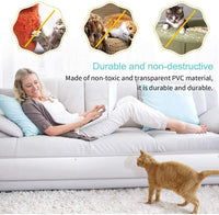 2 x Brand New pieces scratch protection, scratch protection adhesive films, cat scratch protection, scratch protection wall self-adhesive, scratch protection wall wallpaper cat, transparent cat scratch protection furniture - RRP €16.88