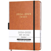 1 x RAW Customer Returns Calendar 2024 2025 - Calendar 2024 2025 book calendar from July 2024 to June 2025, appointment planner 2024 2025 with monthly tabs, diary day to page, 14.3 x 21 cm - RRP €14.22