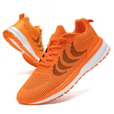 1 x RAW Customer Returns ZGPWZWL Men s Running Shoes Gymnastics Jogging Tennis Outdoor Fitness Sports Gym Sneakers,Orange,EU43 - RRP €58.8