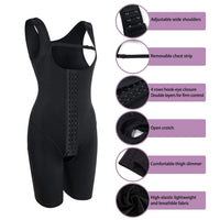 1 x RAW Customer Returns KUMAYES Bodysuit Women s Underbust Corset Figure-Shaping Tummy Control Body Shaper Shaping Body Shaper Postnatal Shaping Shapewear Bodyformer with Hooks Underwear M, Black  - RRP €32.99