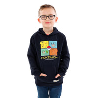 1 x RAW Customer Returns Pokemon Sweater Pikachu Hoodie Boys Bulbasaur Charmander Squirtle Gaming hoodie for boys Pok mon clothing for children multicolored 134 - RRP €18.85