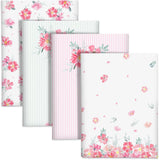 1 x RAW Customer Returns Arquiel Kitchen Towels Cotton 4 Pieces, Tea Towels 100 Cotton Pink Flower Kitchen Towel Set Multi-Purpose High Quality Kitchen Drying Towel Bar Towels 50 x 70CM - RRP €23.18