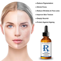 4 x Brand New Retinol Hyaluron Serum Face Anti-Aging Serum for Firming and Shiny Skin, Moisturizing Facial Serum for Men and Women - RRP €72.0