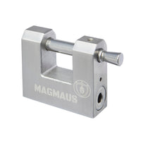 1 x RAW Customer Returns Magmaus RTL 60 Anti-Rust Outdoor padlocks High security Stainless steel Resistant for containers, sheds, gates, garages - RRP €35.58