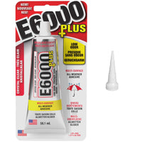 1 x RAW Customer Returns E6000 Plus Glue and Cutting Tip, for Fabric, Wood, Glass, Gemstones, Beads 56.1ml - RRP €17.14