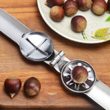 2 x Brand New GOIEHIR chestnut tongs, nutcracker walnuts, stainless steel chestnut cutter, chestnut clip, kitchen tools dried fruit nut opener - RRP €17.12