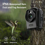 1 x RAW Customer Returns Dsoon Time Lapse Camera Outdoor CONSTRUCTION Plant Weather Life 1080P, 2.4 HD TFT LCD, Waterproof IP66, 6 Months Battery Life, 32GB TF Card Included - RRP €145.99