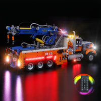 1 x RAW Customer Returns cooldac Led Light Kit Compatible with lego Technic Heavy-Duty Tow Truck, Remote Control Led Light Set Compatible with lego 42128 Technic Heavy-Duty Tow Truck Model Building Set Lights Only, No Models  - RRP €53.44