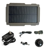 1 x RAW Customer Returns Lixada Trail Camera Solar Panel Kit 3000mAh 6V-12V Rechargeable with 360 Rotatable Holder and 10ft Cable, Solar Charger for Hunting Camera - RRP €27.99