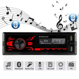 1 x RAW Customer Returns Touchscreen car radio with Bluetooth hands-free system, 1 DIN car radio MP3 player USB SD AUX input, FM radio with bass, built-in microphone, with double USB port - RRP €21.6