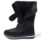 1 x RAW Customer Returns Shenji women s snow boots half shaft with velcro fastening ankle boots warm lined H1037 black 36 - RRP €50.06