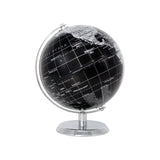 1 x RAW Customer Returns TOPGLOBE 14cm Metallic Globe - English Map - Educational Geographic Decoration - With a Metal Base - in English - RRP €19.79