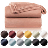 1 x RAW Customer Returns Blumtal fleece blanket 270x230 cm - Oeko-Tex certified cuddly blanket - living blanket 270x230 cm - soft blanket couch as living cuddly blanket pink bedspread pink - blanket pink 270x230 - dusty pink - pink - RRP €32.09