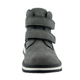 1 x RAW Customer Returns TZJS Unisex Children s Classic Boots for Boys Girls Baby Winter Boots with Velcro Fastener Waterproof Ankle Boots Snow Boots Work Boots Autumn Shoes Winter Shoes Grey, Numeric 33  - RRP €32.76