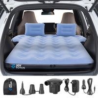 1 x RAW Customer Returns JOYTUTUS Car Mattress, SUV Air Mattress with Air Pump, Universal Car Bed with 2 Air Cushions for Trunk, Travel Camping Home Outdoor, Blue - RRP €87.72