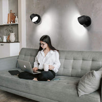 1 x RAW Customer Returns HAWEE Modern Wall Light LED Bed Light Reading Lamp 350 Swivel Nordic Style Wall Spotlights Indoor LED Wall Lamp for Bedroom Living Room Hallway Stairs White 3000K - RRP €30.14