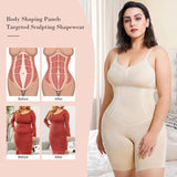 1 x RAW Customer Returns CHUMIAN Shapewear Women s Slimming Tummy Shaping Bodysuit Seamless Shaping Bodysuit Beige XXL 3XL - RRP €29.49