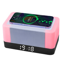 2 x Brand New Seutgjie Bluetooth Speaker with Light Alarm Clock Charging Station RGB Warm Light Touch Mode Bedside Lamp for Bedroom Living Room Gifts for Teen Girls Boys Mother s Day Gift - RRP €40.32