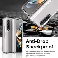 1 x RAW Customer Returns Miimall Case for Samsung Galaxy Z Fold 4, Hard PC Case Hinge Protection HD Screen Protector , Ultra-Thin Case, Protective Shell for Samsung Galaxy Z Fold 4 5G-Transparent - RRP €28.99