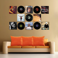 1 x RAW Customer Returns LZYKJGS Vinyl Record Retro, Pack of 8 Records Decoration Wall, Roll Music Party Decoration Record, for Decoration of Bars, Caf , Home, Party Random Pattern  - RRP €14.71