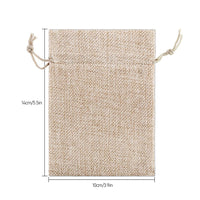 1 x RAW Customer Returns 24 Jute Bags, Gift Bags, Lavender, Candy, Wedding 10 x 14, Natural  - RRP €20.4