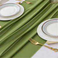 20 x Brand New ZEFAN Chiffon table runner, chiffon decorative fabric, green table runner, delicate table decoration for birthdays, weddings and communion services green  - RRP €408.0